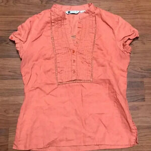 Carole Little Coral Blouse